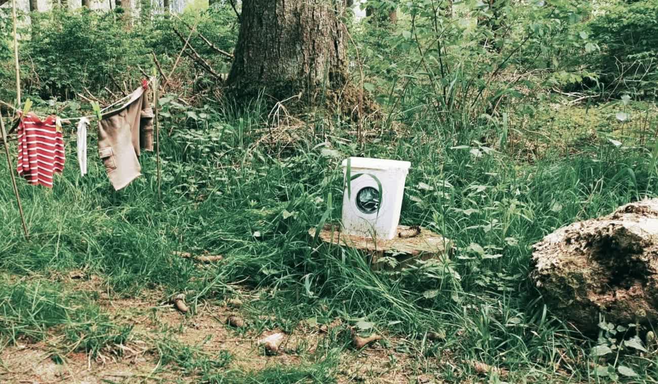 3D-Target im Gras am Bogenplatz